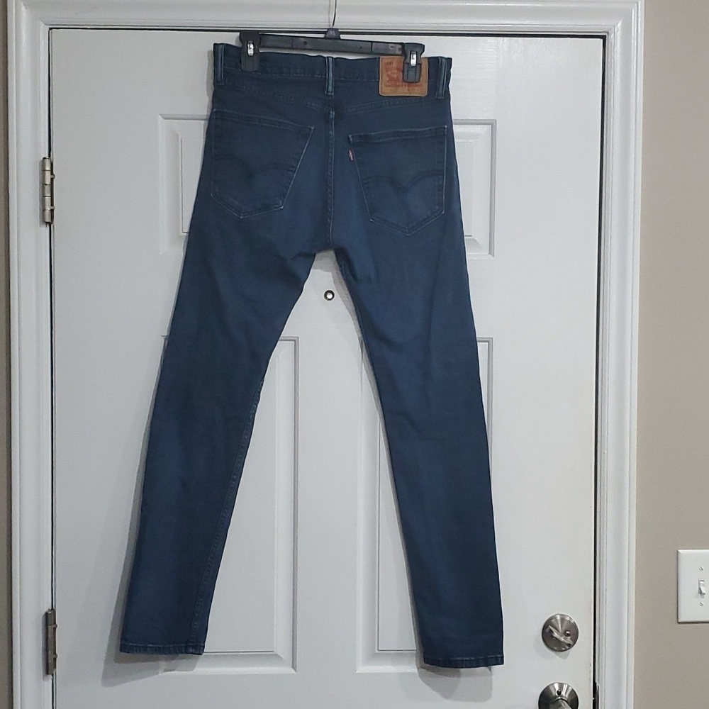 LEVI'S 512 Men's Slim Tapered Fit Dark Wash Jeans 31x32